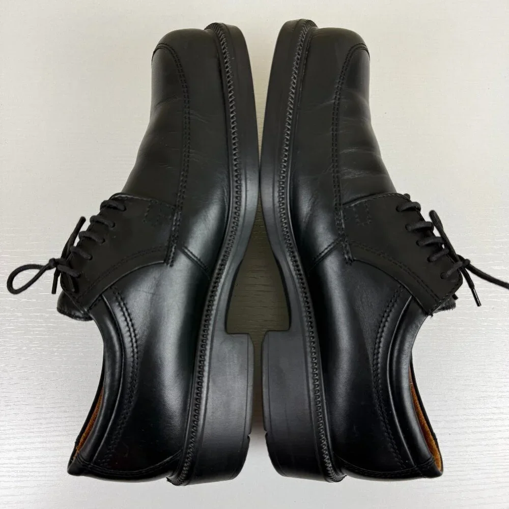 EUC ECCO City Black Leather Oxford Dress Shoes